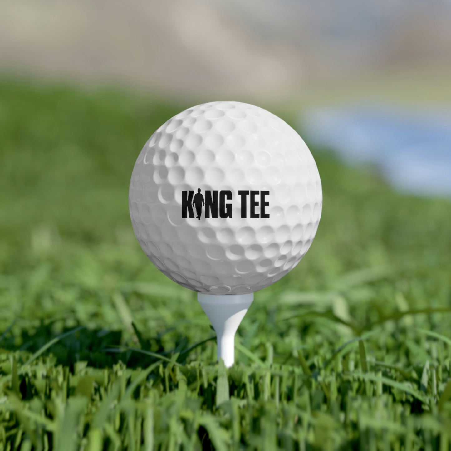 King Tee Golf Balls, 6pcs